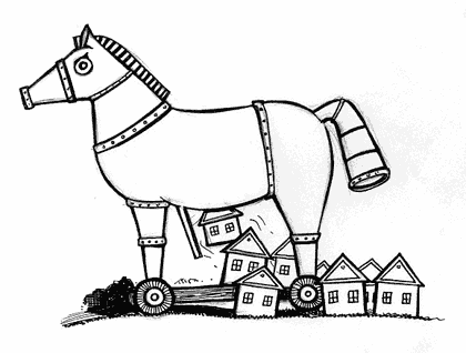 SITO Artchive: 'Trojan Horse' by MARK SUNSHINE