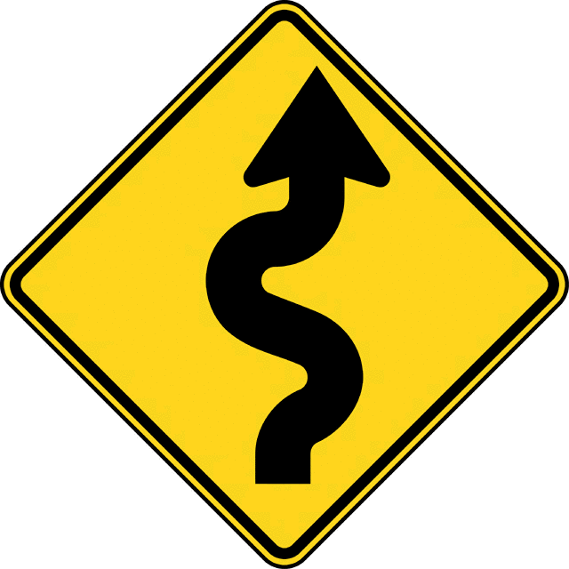 Winding Road, Color | ClipArt ETC