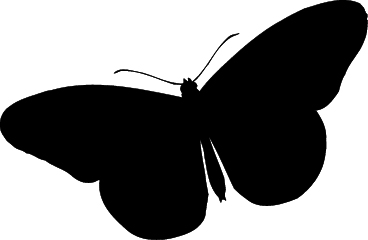 Butterfly silhouette PNG | Clipart Panda - Free Clipart Images