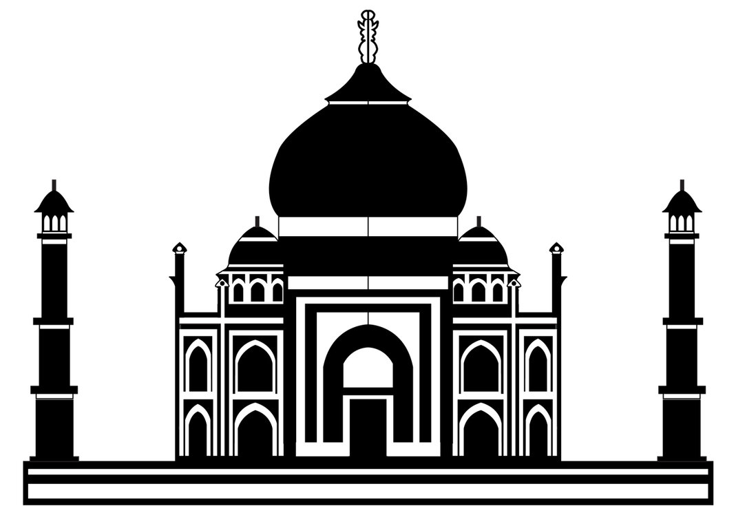 Taj Mahal Vector - ClipArt Best