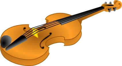 Brown Violin Clip Art-vector Clip Art-free Vector Free Download