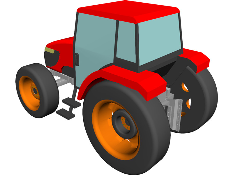 Tractor Kubota 108S 3D CAD Model Download | 3D CAD Browser