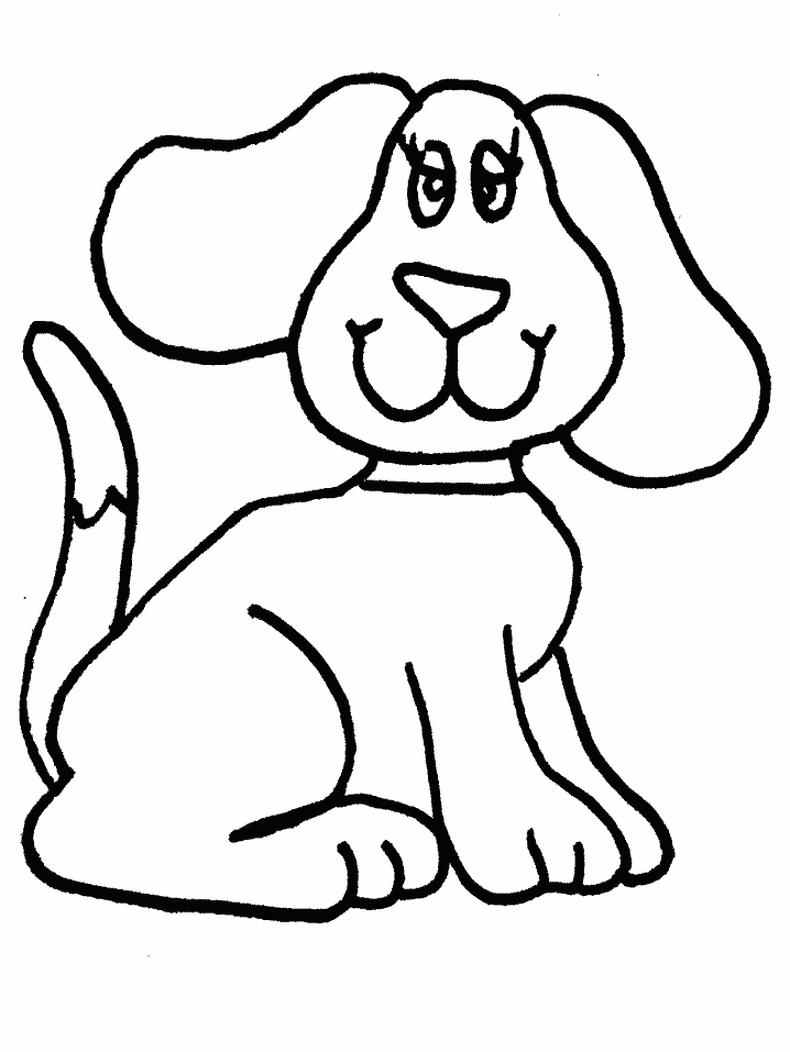 Simple Drawing Of A Dog
