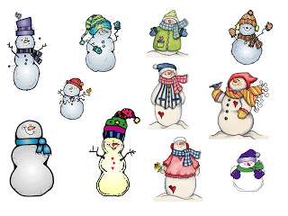 Pix For > Snowman Family Of 4 Clip Art