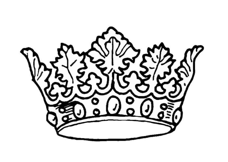 Coloring page King's crown - img 9068.
