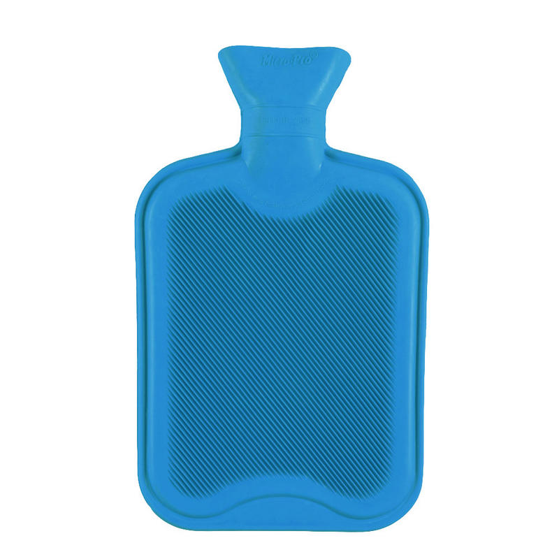 Micro-Pro Large Blue Rubber Hot Water Bottle