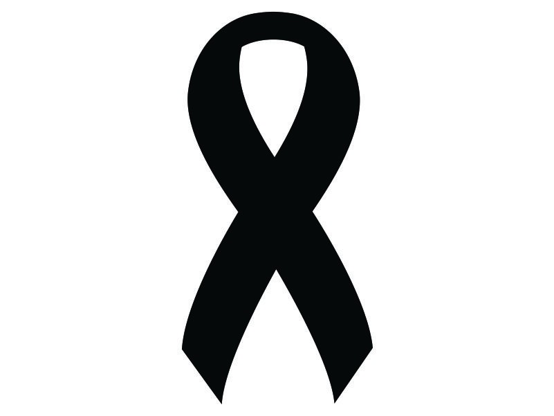 cancer ribbon clip art black and white free - photo #6