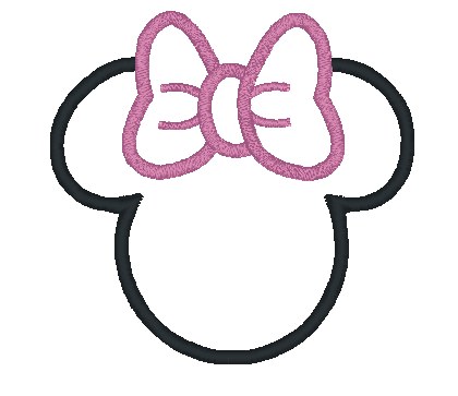 Minnie Mouse Bow Template - ClipArt Best