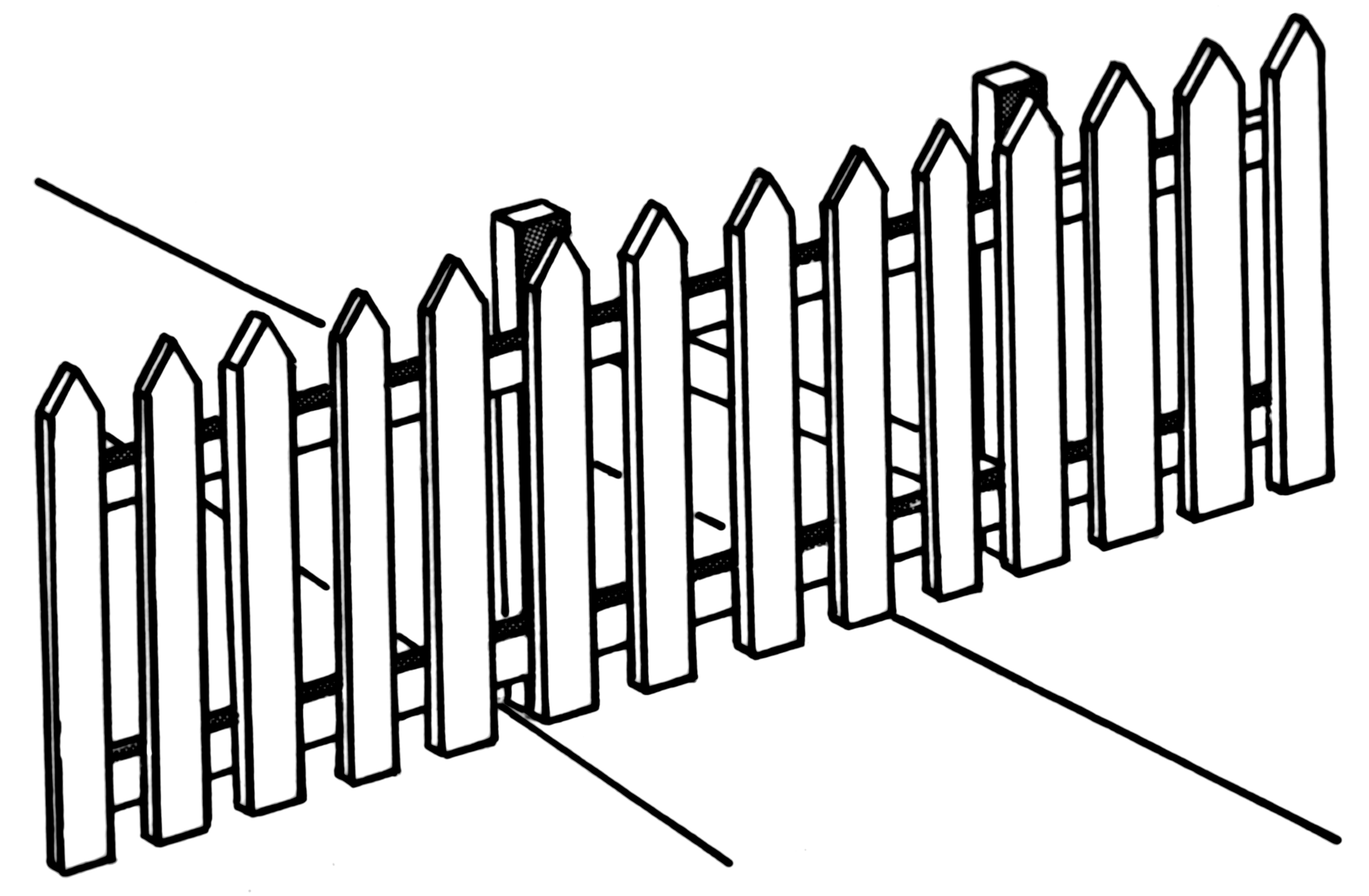 Picket Fence Template Cliparts.co