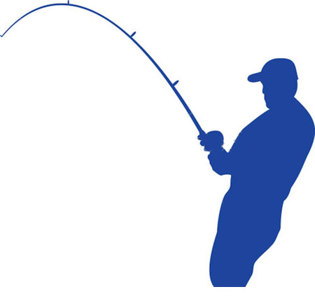 Pix For > Clipart Fishing Pole