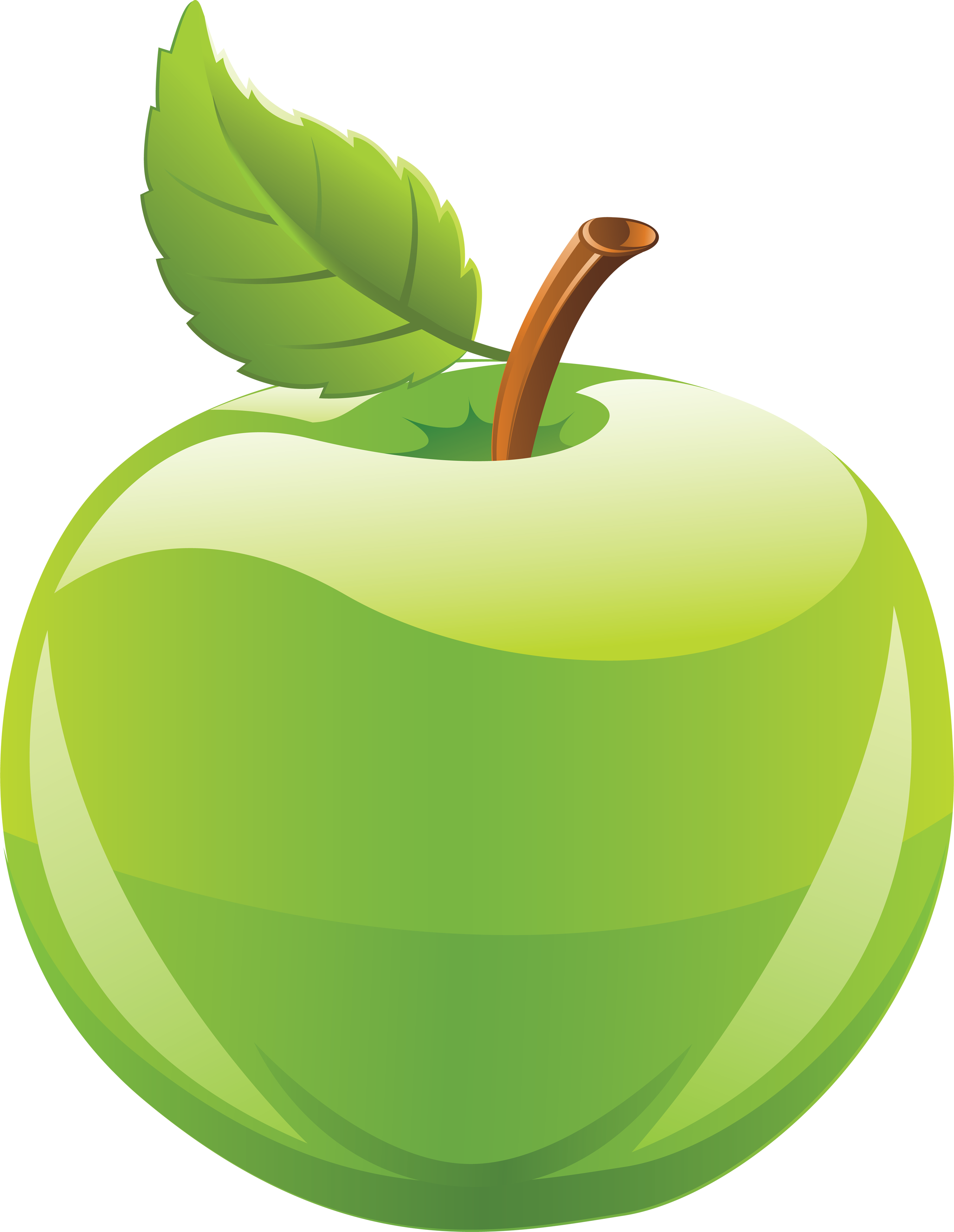 clipart green apple - photo #38