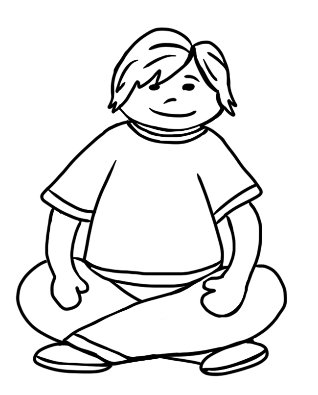 sit quietly clipart - photo #17