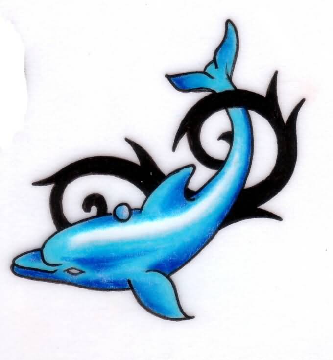Dolphin Tattoo Sample