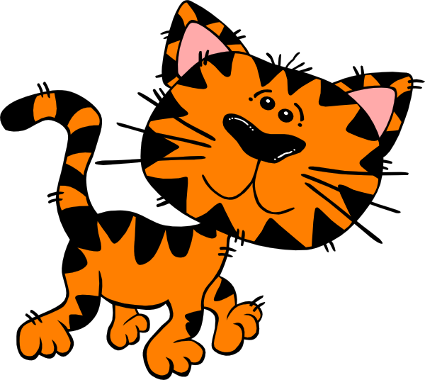 Tiger Kitty clip art - vector clip art online, royalty free ...