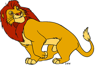 Adult Simba Clipart from The Lion King - Disney Clipart Galore