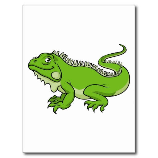 cartoon_iguana_lizard_post_ ...