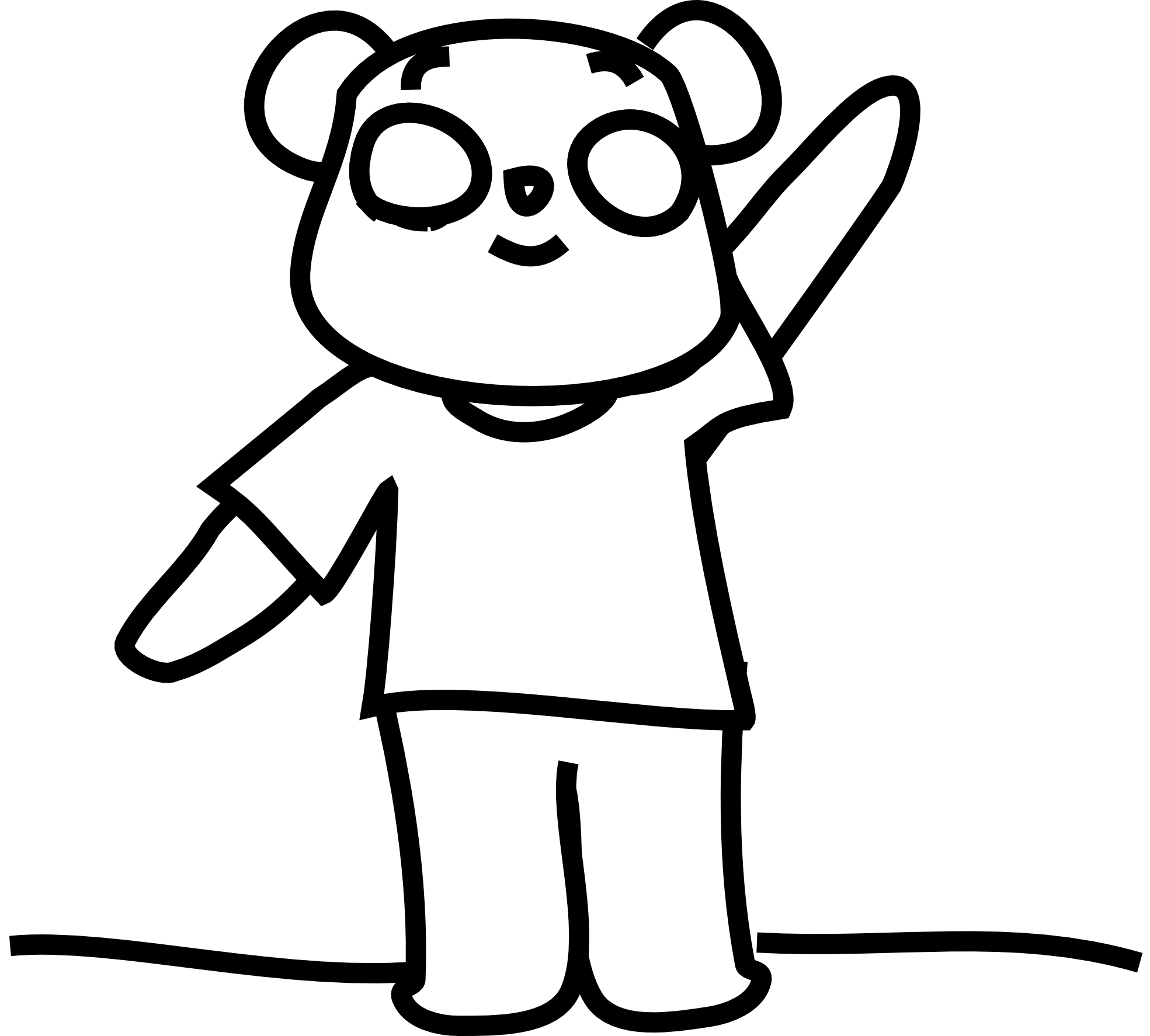 free black and white teddy bear clip art - photo #27