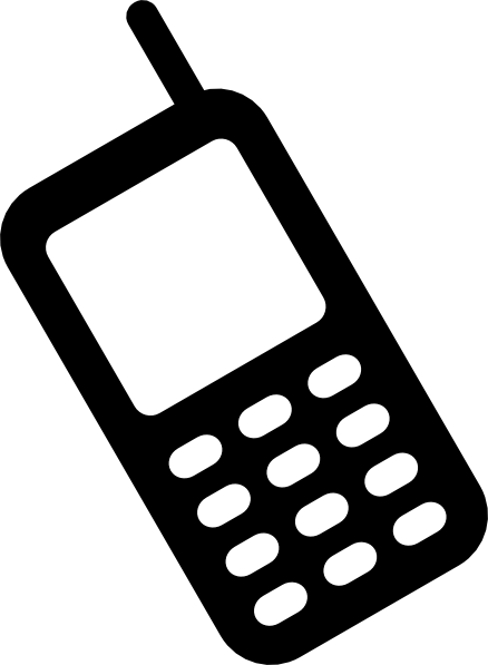 Inn Trending » Mobile Phone Clipart Black And White