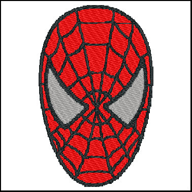 Spiderman Face Embroidery Design Pattern Instant by ItsSewEzee