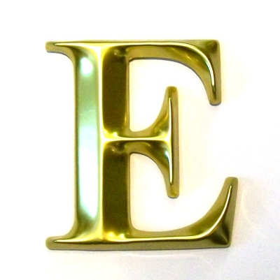 3d letter e | 3D Letters