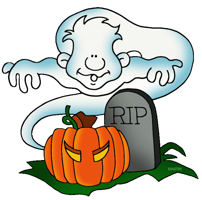 Free Halloween Clip Art by Phillip Martin, Ghost