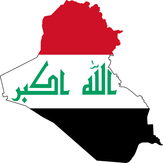 Flag Map of Iraq flagartist.com Flag SVG YouTube Facebook LinkedIn ...