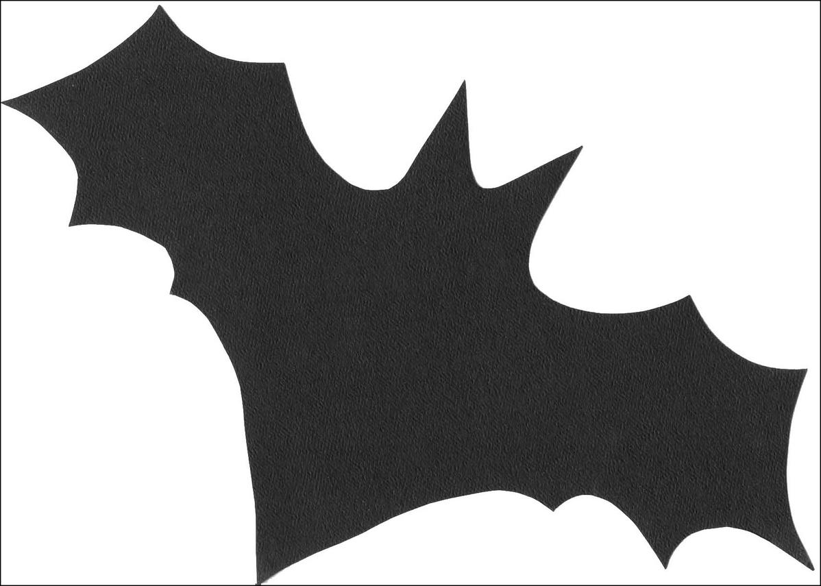 Layout: Bat Template for Bat Treat Holder Card