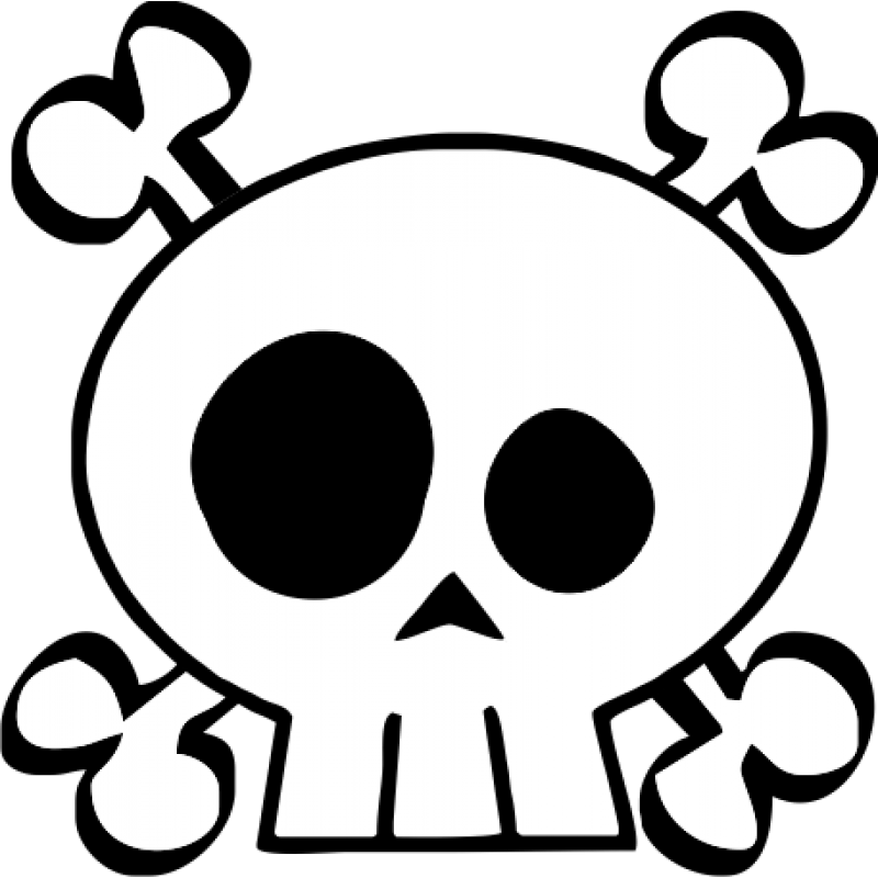 Skull Crossbones Coloring Pages - AZ Coloring Pages