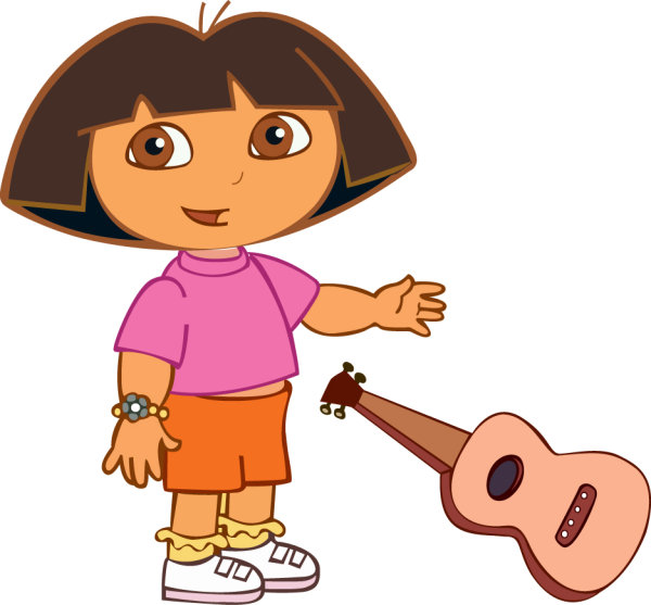 Dora cartoon character image vector material | Free download Web