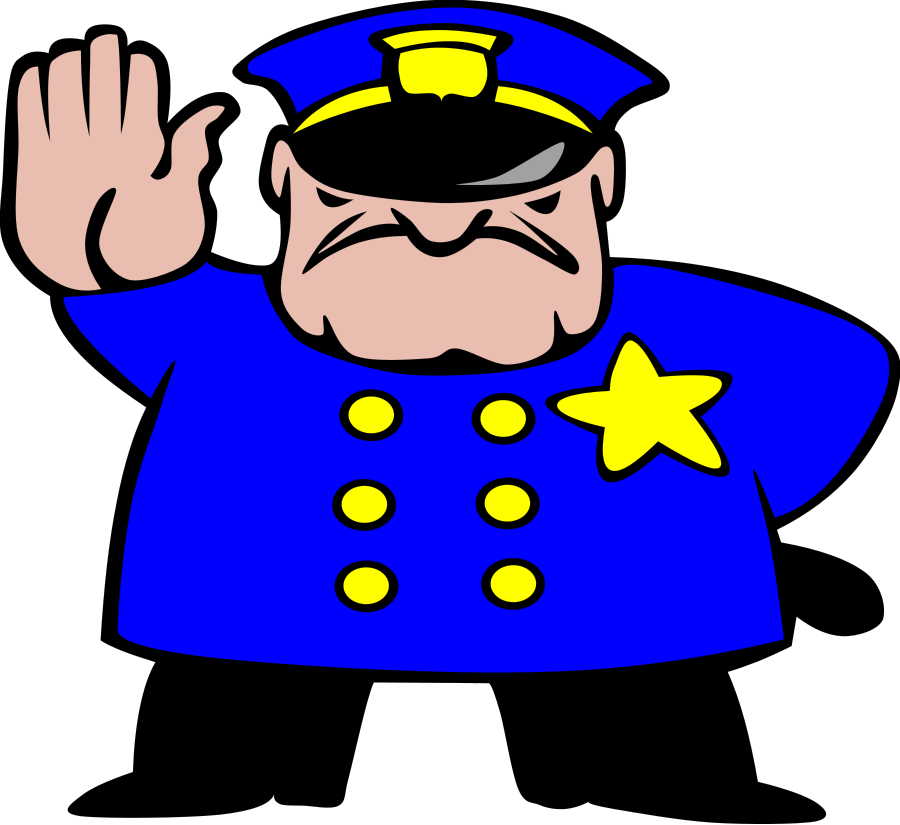 Strong police presence small clipart 300pixel size, free design ...