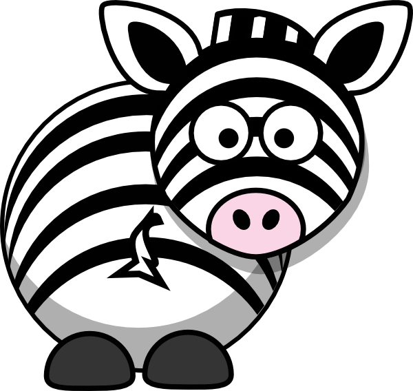 Zebra clip art - vector clip art online, royalty free & public domain