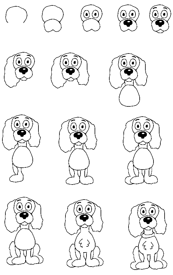 How to Draw Dogs : Drawing Tutorials & Drawing & How to Draw Dogs ...