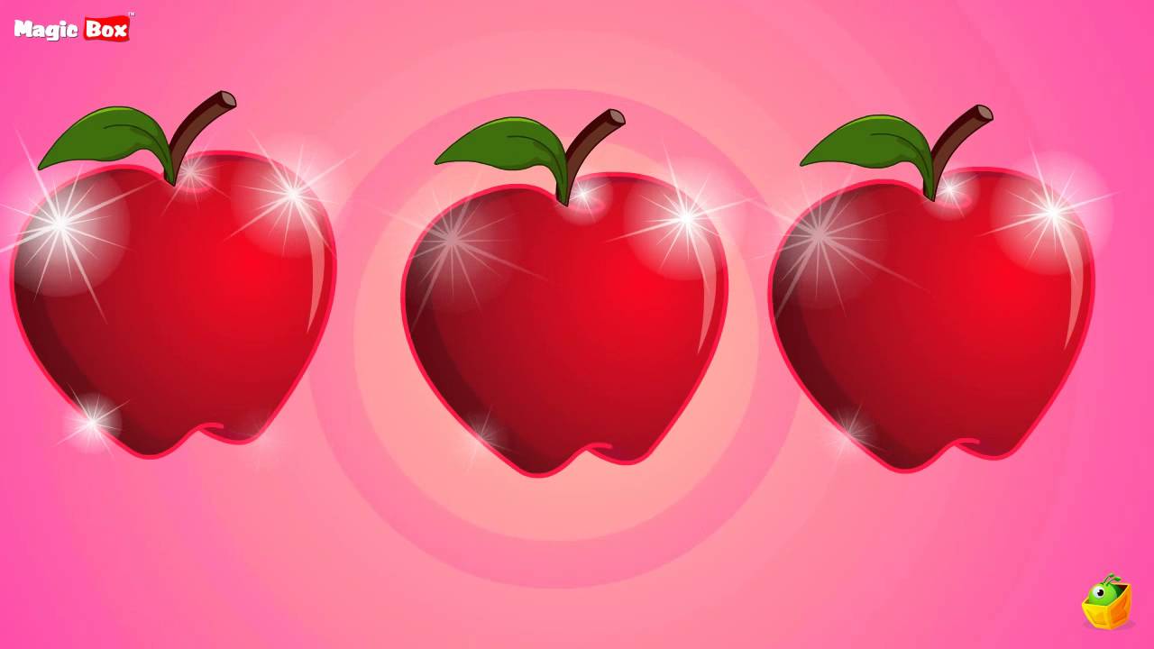 An Apple A Day - English Nursery Rhymes - Cartoon/Animated Rhymes ...
