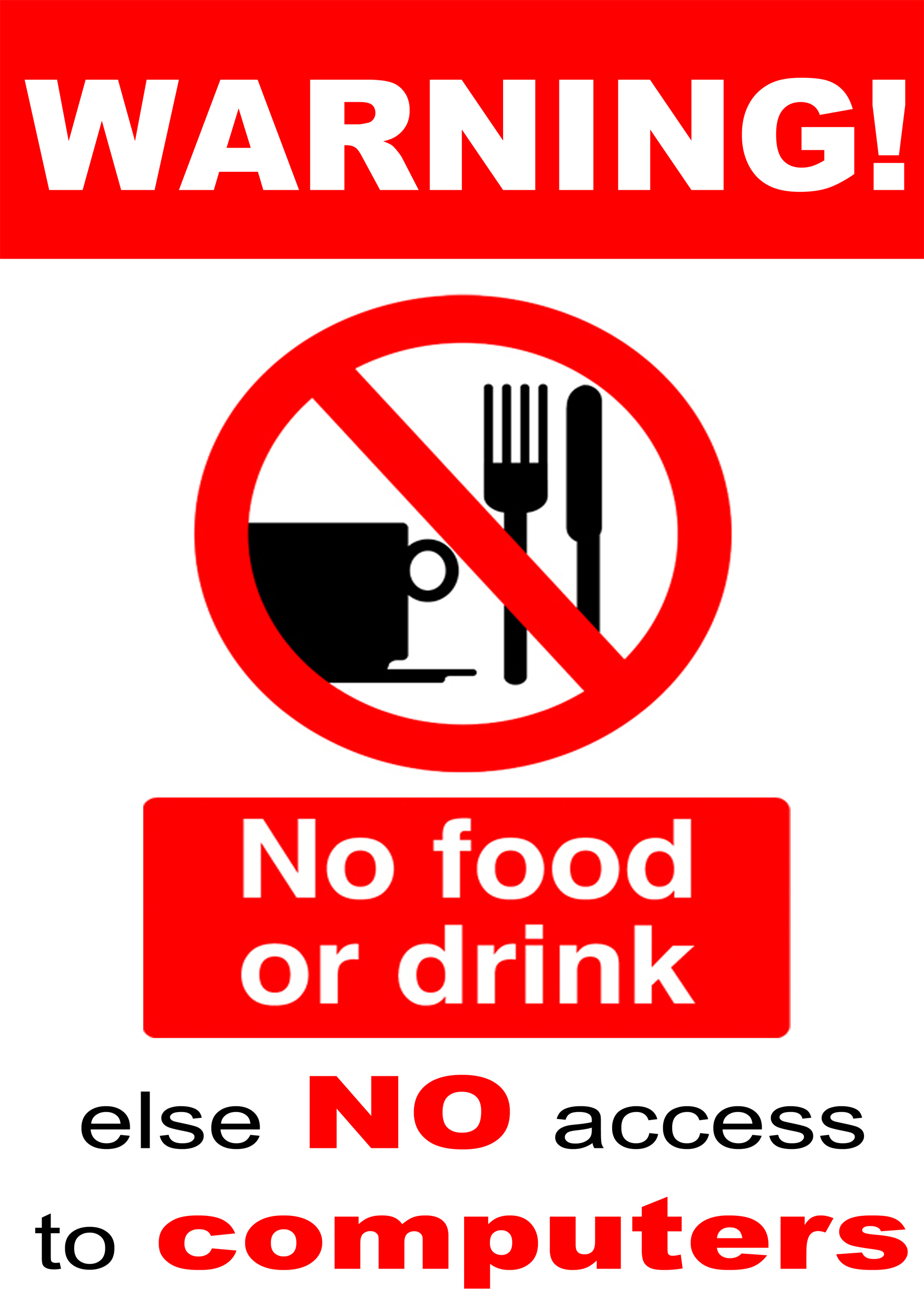 No Food Or Drink Sign Courseimage Cliparts.co