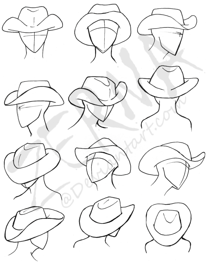 Cowboy Hat References by Zerna on DeviantArt