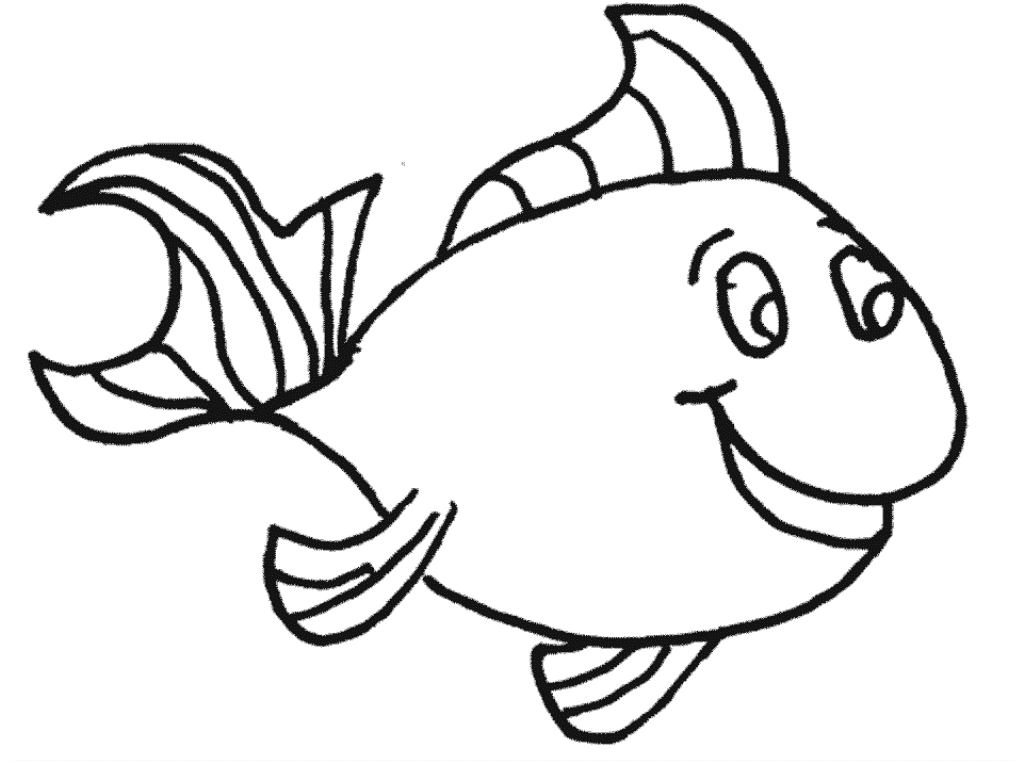 clipart line drawing fish - photo #34