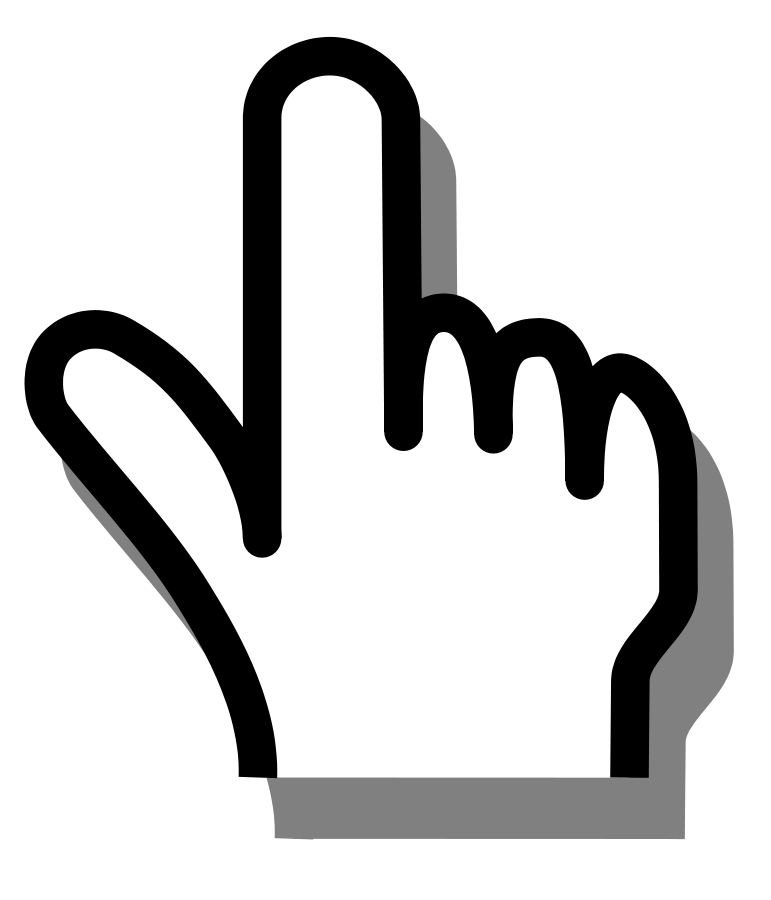 Pointing Finger 01 SVG Vector file, vector clip art svg file ...