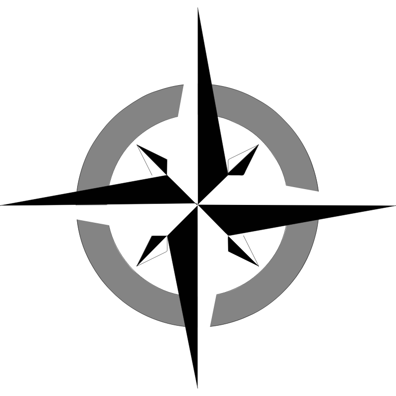 Clipart - compass rose 2