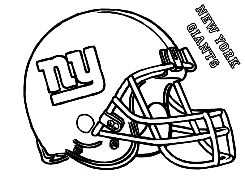Nfl Football Helmets Coloring Pages