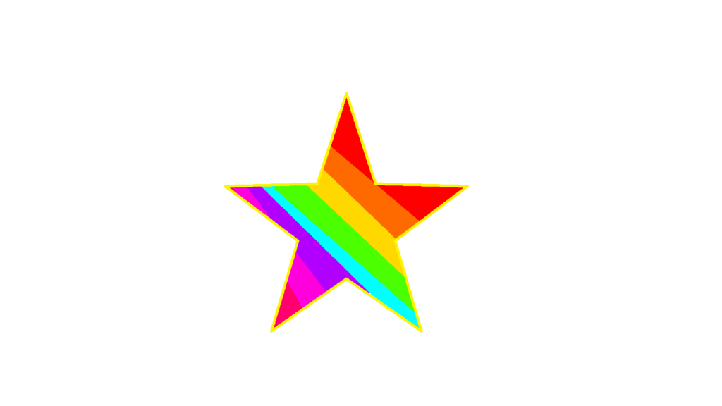 Rainbow star asset (New look) by amyrose-sonic on deviantART