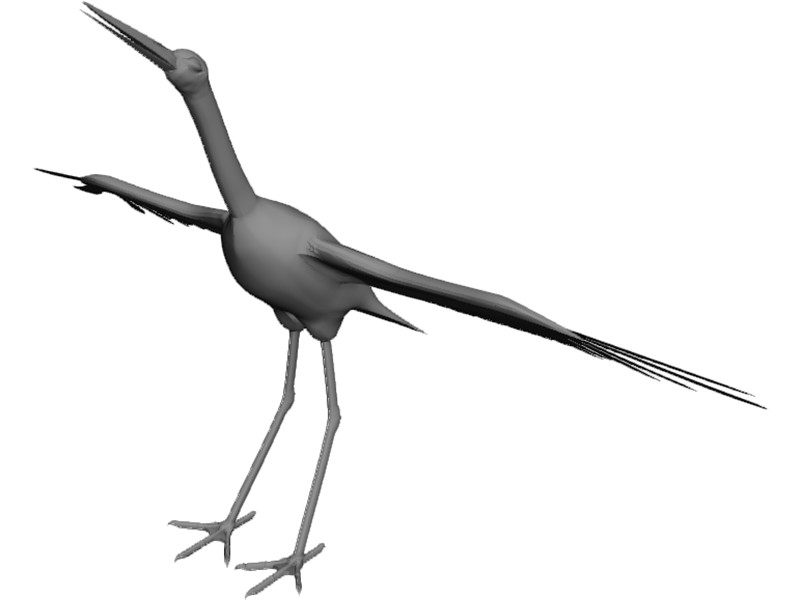 Ciconia Stork 3D Model Download | 3D CAD Browser