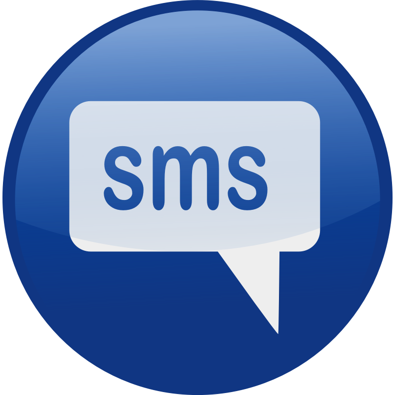 Clipart - sms-blue