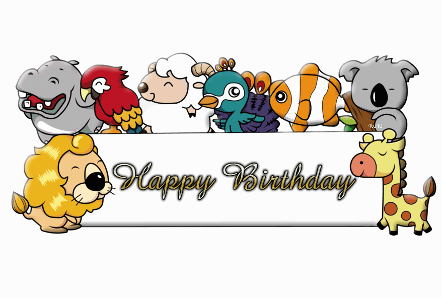 Happy Birthday Party Greeting Card, party Animated Greeting card