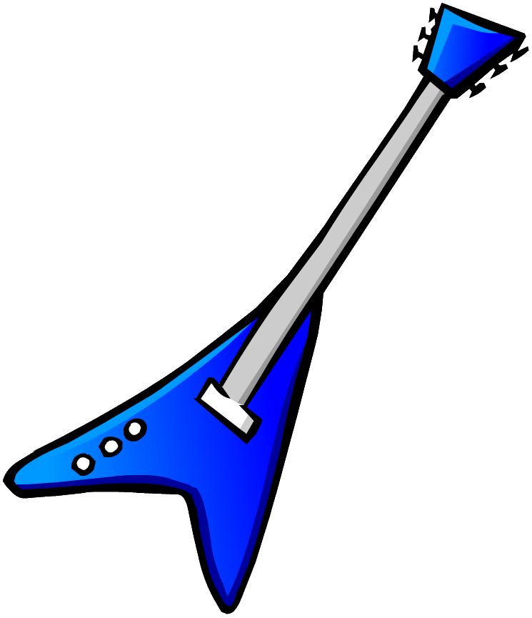 Blue Electric Guitar - Club Penguin Wiki - The free, editable ...