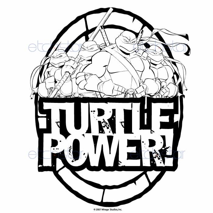 Teenage Mutant Ninja Turtles Turtle Power! custom iPod, MacBook ...