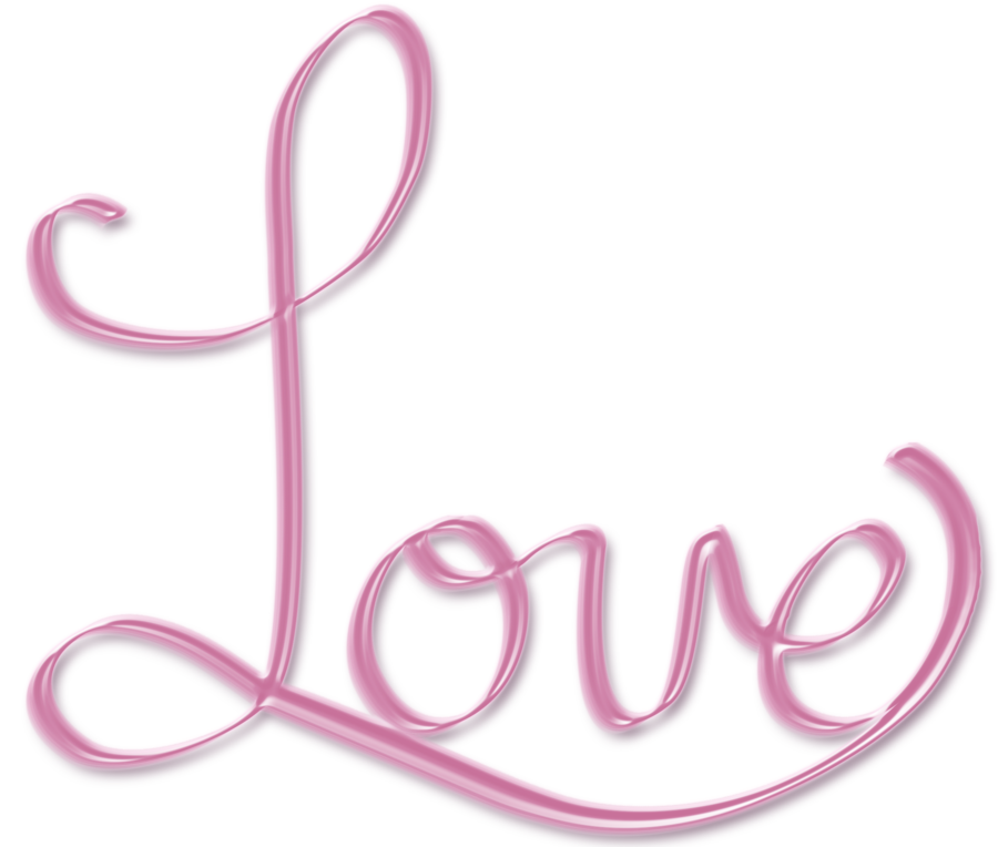 deviantART: More Like Pink Love PNG word art text by crysluvsjim