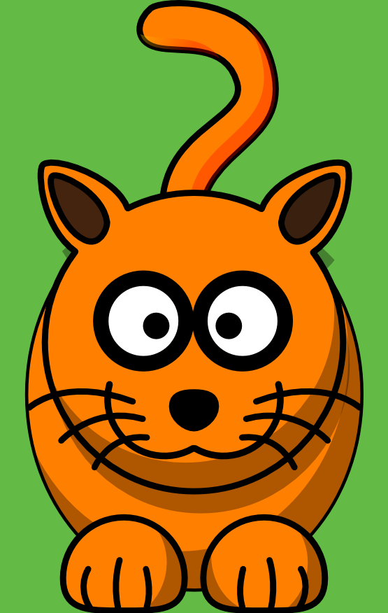 clipartist.net » Clip Art » orange cat insert tiger youtube social ...