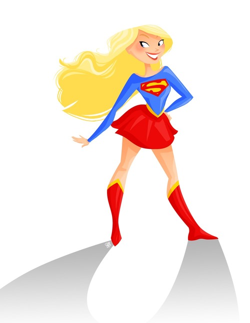 The cartoon superwomen of Genevieve FT - GeekDraw