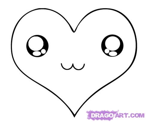 Easy Drawings Of Hearts - Gallery