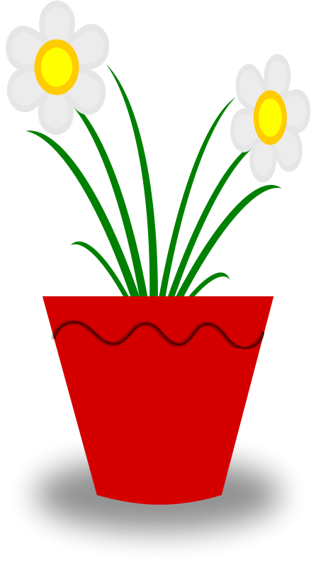 Pix For > Plant Pot Clip Art